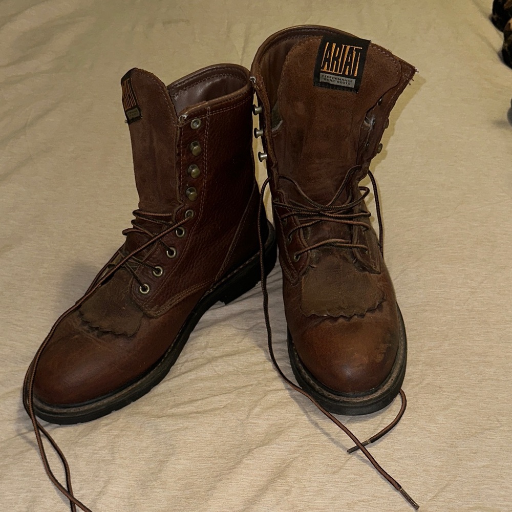Ariat Men's Dark Brown Lace-Up Boots